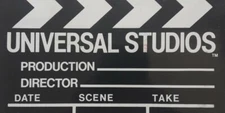 Universal Studios Production Scene Marker Hollywood, CA Vintage Postcard 1984