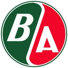 TWO (2) VINTAGE BRITISH AMERICAN B-A GAS DECALS LUBESTER STICKERS 6 INCH VECTOR