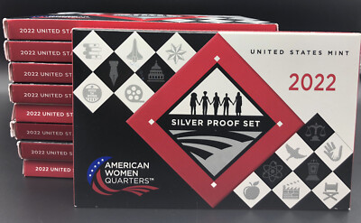 2022 S Silver American Women Quarter Proof Set AWQ