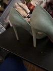 Olivia Ferguson Turquoise Suede Women’s Size 9 Stiletto Heels — photo 4