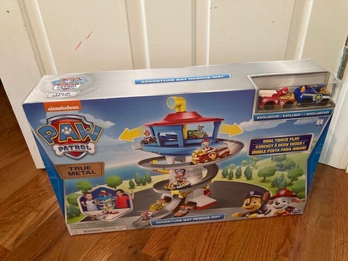 NEW PAW PATROL DUAL TRACK PLAY SET-TRUE 