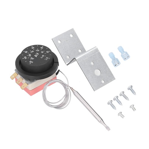 Adjustable Electric Fan Thermostat Switch 3 Pins Design Temperature Control Prob
