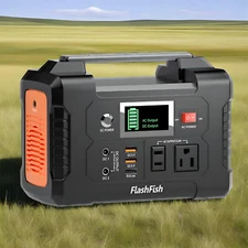 Flashfish E200 200W 151Wh Portable Power Station Generator for Camping Fishing