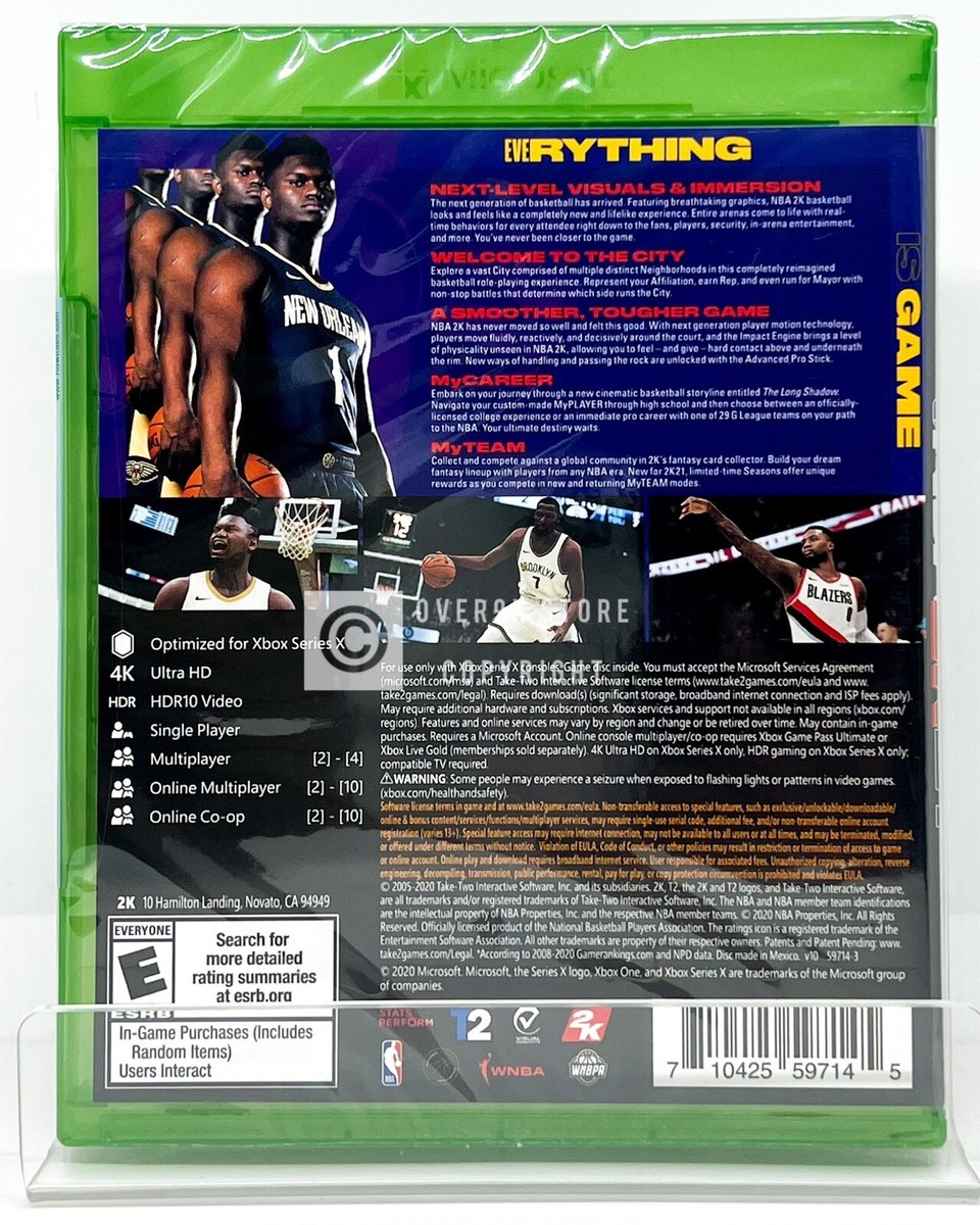 NBA 2K21 Williamson - Xbox Series X - Brand New | Factory Sealed