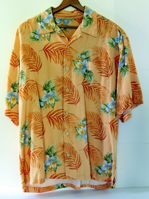 orange tommy bahama shirt