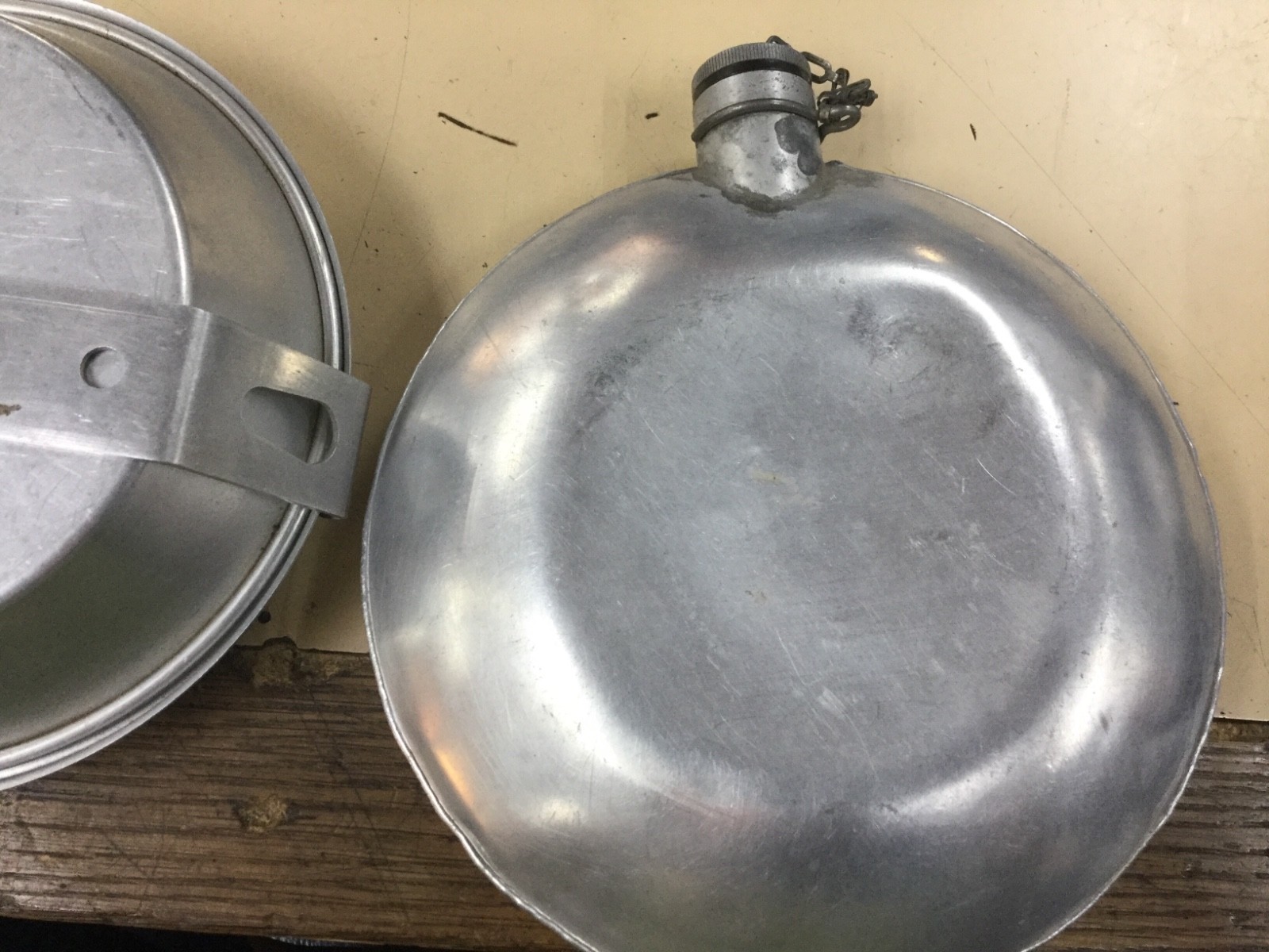 Vintage Original Boy Scouts Of America Cook Kit, Canteen,bino's water