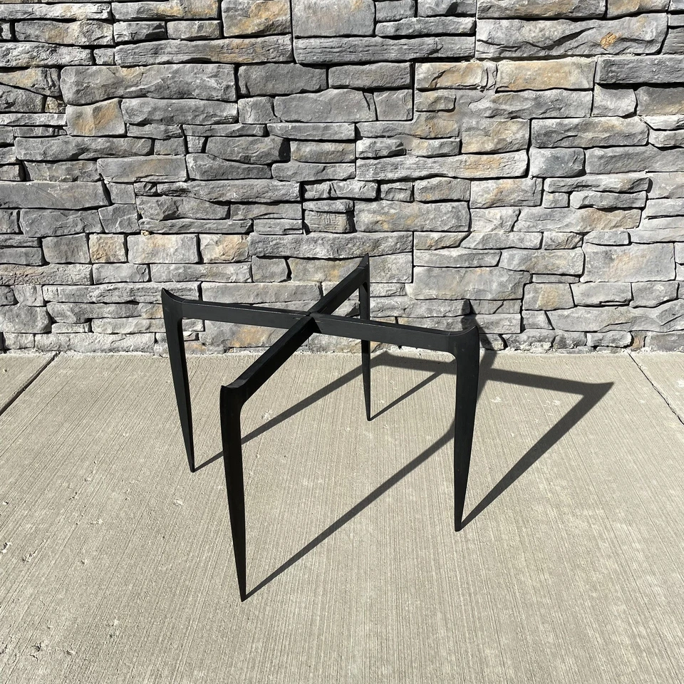 Mesa Bandeja Plegable Fritz Hansen Danesa Mediados de Siglo Moderna Teca Años 50 Sin BANDEJA Foto 2 de 4