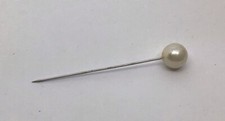 ÉPINGLE À CHAPEAU - ANCIENNE - 6 CM - PERLE - VINTAGE