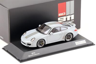 1:43 Spark Porsche 911 997 Sport Classic Coupe Grey WAP DEALER