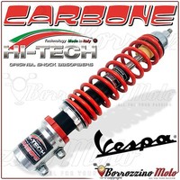 StoßDäMpfer Vorderrot Carbon Hi-Tech Verstellbar Vespa PX-E 125-150-200