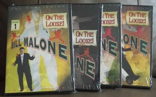 Factory Sealed Bill Malone On The Loose 4 volume Magic set DVD Card Complete Set