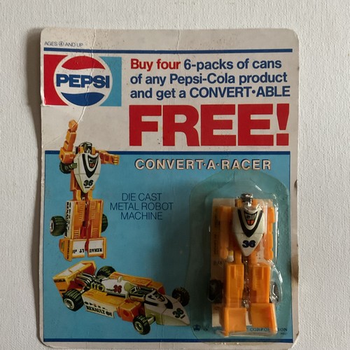 RARE 1985 PEPSI Promo Convert-A Racer Transformer Gobot. NEW. See Photos - 第 1/4 張圖片