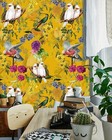 3D Parrot Flower RAI887 Wallpaper Mural Sefl-adhesive Uta Naumann Honey