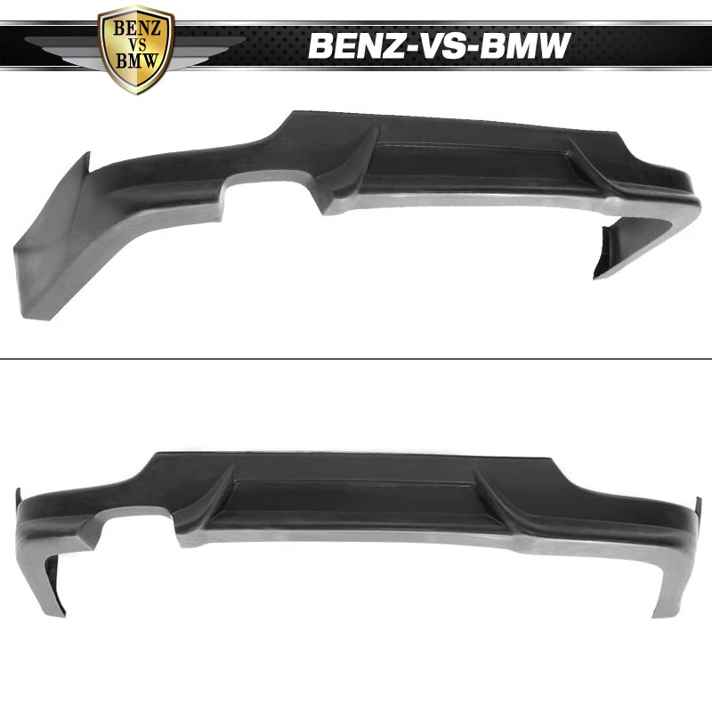 Fits 2004-2007 BMW E60 5-Series Rear Bumper Lip Diffuser PU - Polyurethane Foto 4 de 4