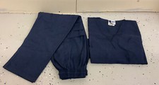 Landau Scrubs - Navy Blue Scrub Set - Small