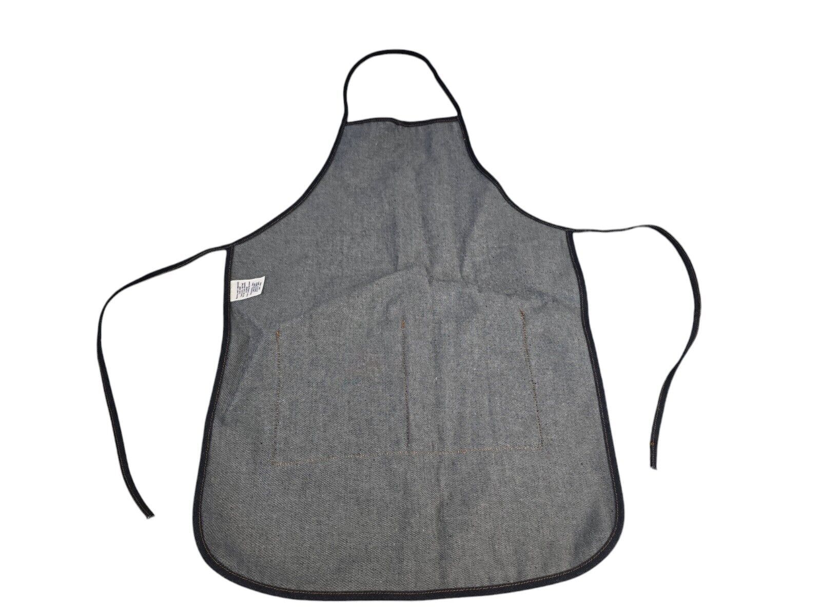 Innovo, Inc. Christmas Holiday Cotton Denim Apron Handmade Bells Candy Canes