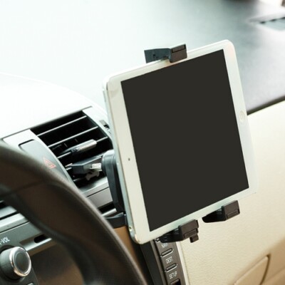 Air Vent Car Mount Tablet Holder Swivel Cradle Strong Grip Ac for Tablets/iPads
