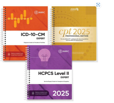 NEW 2024 Physician Bundle by AAPC - AMA CPT Book, ICD-10 Code Book, HCPCS Book