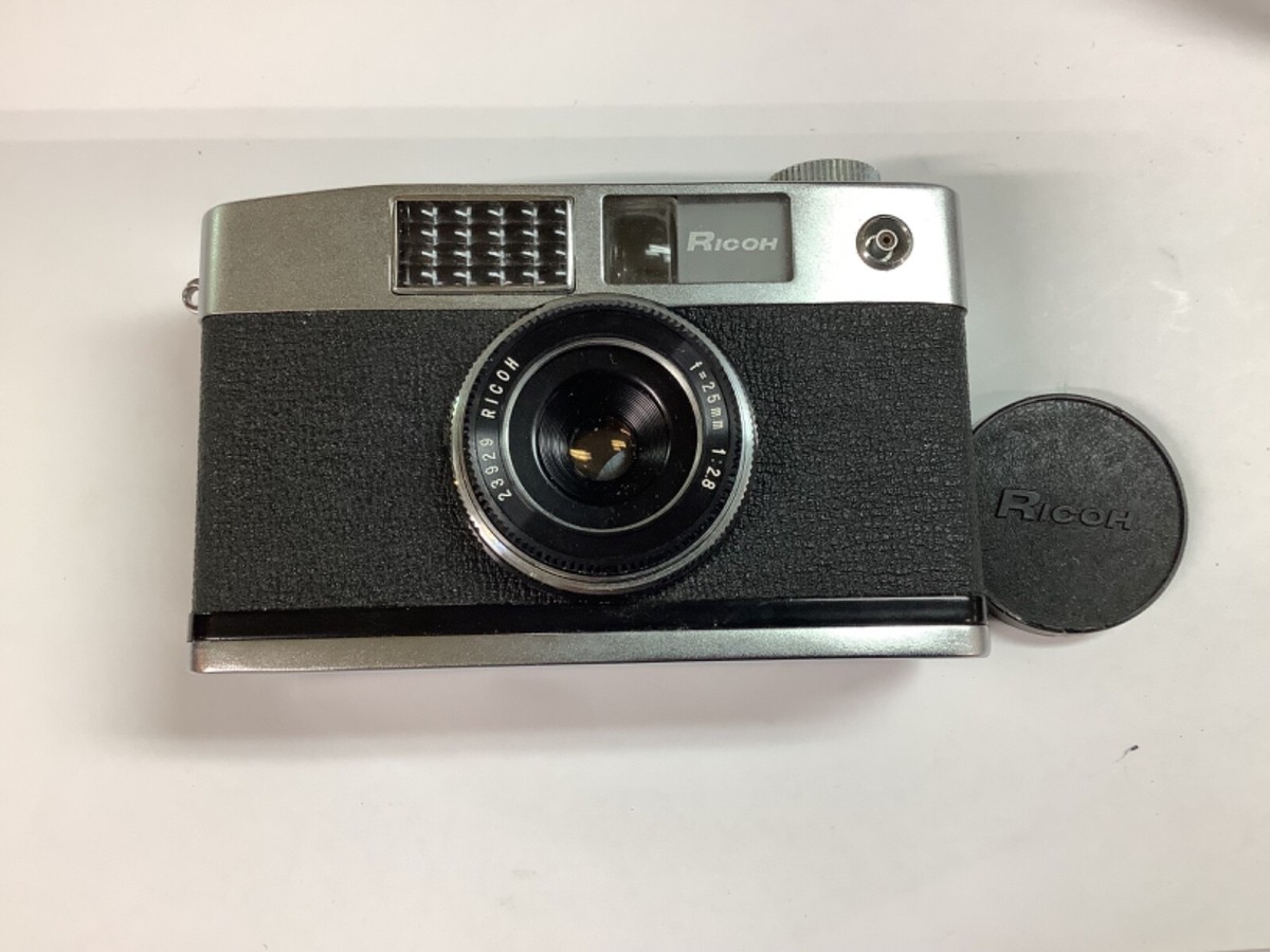 Ricoh Caddy 35mm Half Frame Film Camera 25mm f/2.8 Lens Read