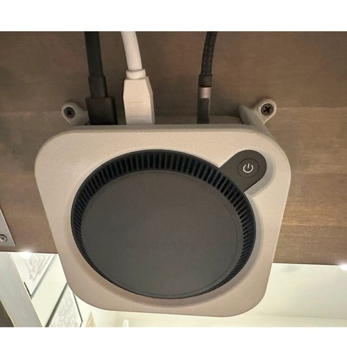 Support de bureau compatible avec Mac Mini M4/M4 Pro 2024, compatible avec Mac mini M4 étui gris - Photo 11/19