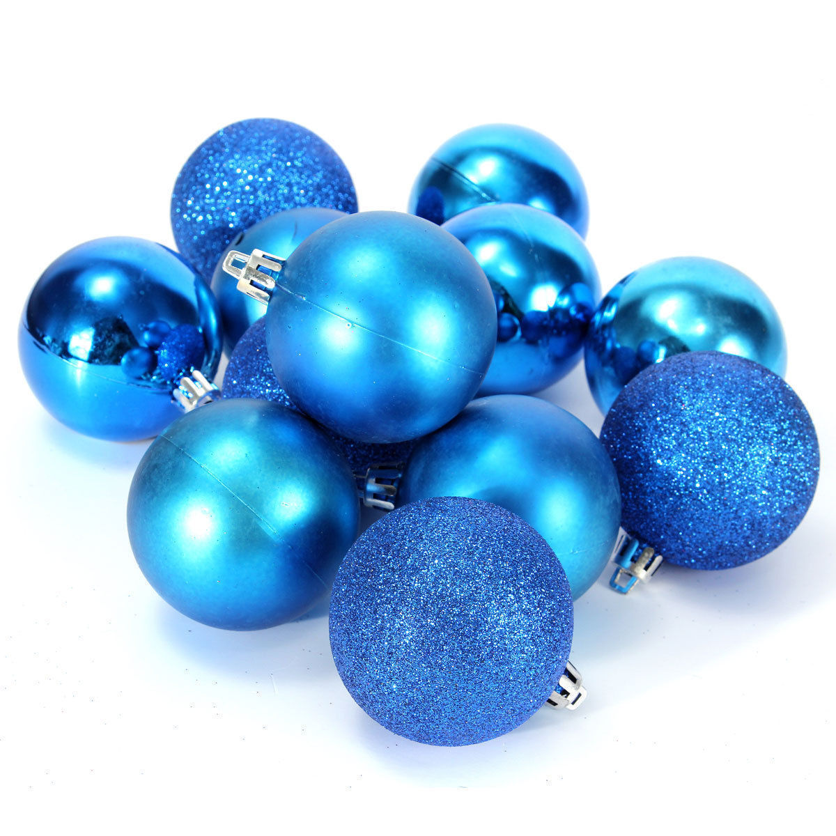 30/40/60/80mm Christmas Tree Ball Ornament Hanging Baubles Decor Xmas ...