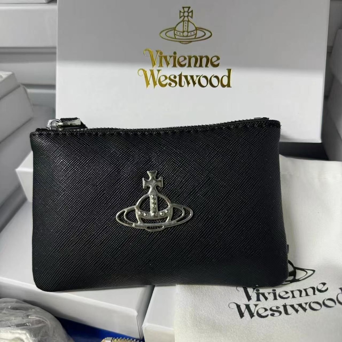 【VIVIENNE WESTWOOD】 25SS WALLET FR PKT Vivienne Westwood small wallet Multi-Card Pocket black | eBay