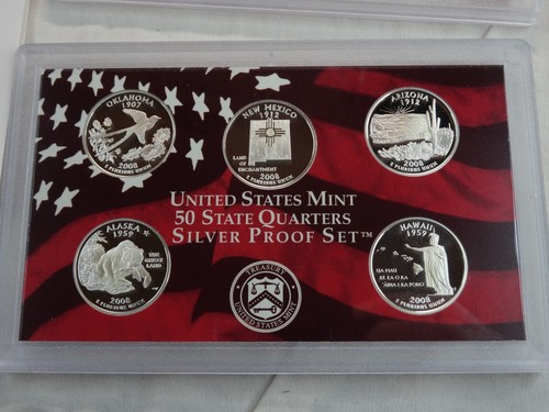 2008-S United States Mint Silver Proof Set with COA & Box 14 Coins 90% - Picture 6 of 9
