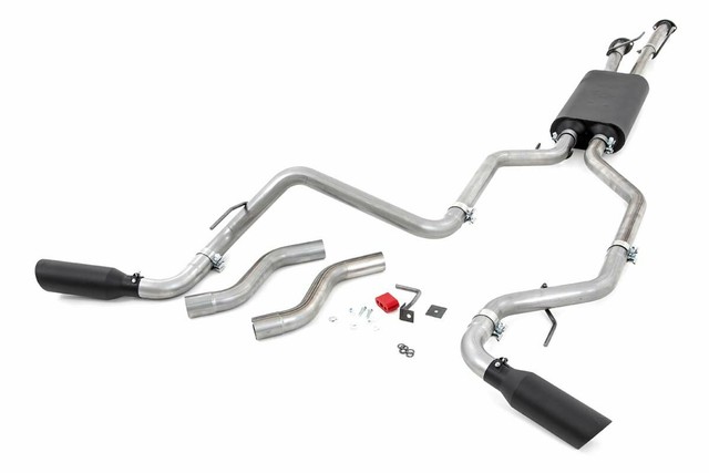 Dual Cat-Back Exhaust Kit, Fits 2009-2020 Toyota Tundra with 4.6L or 5