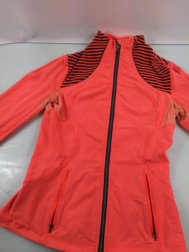LULULEMON Forme Chaqueta Luz Acampanada Tintero Rayas Pulgares Agujeros Cremallera Bolsillos 6 - Imagen 2 de 8