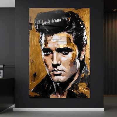   WANDBILD ELVIS PRESLEY POP ART KUNST DRUCK ACRYLGLAS , LEINWAND , POSTER DECO