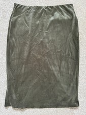 BNWT primark khaki green stretch pencil skirt size 10