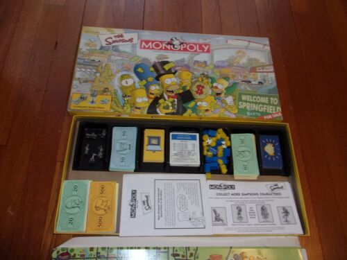 The Simpsons Monopoly Board Game Welcome to Springfield Missing 1 Token Blinky - Picture 2 of 5