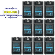 Batería 100 piezas KNB-65L KNB-63L para KENWOOD TK-2000E TK-2000K TK-2000M TK-2000T2