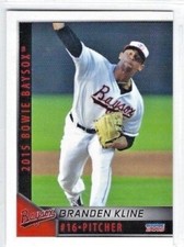 2015 Bowie Baysox (Double-A Baltimore Orioles) Branden Kline