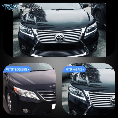 VLAND LED Projector Headlights For 2010-2011 Toyota Camry Sedan w/Sequential - Foto 9 di 13