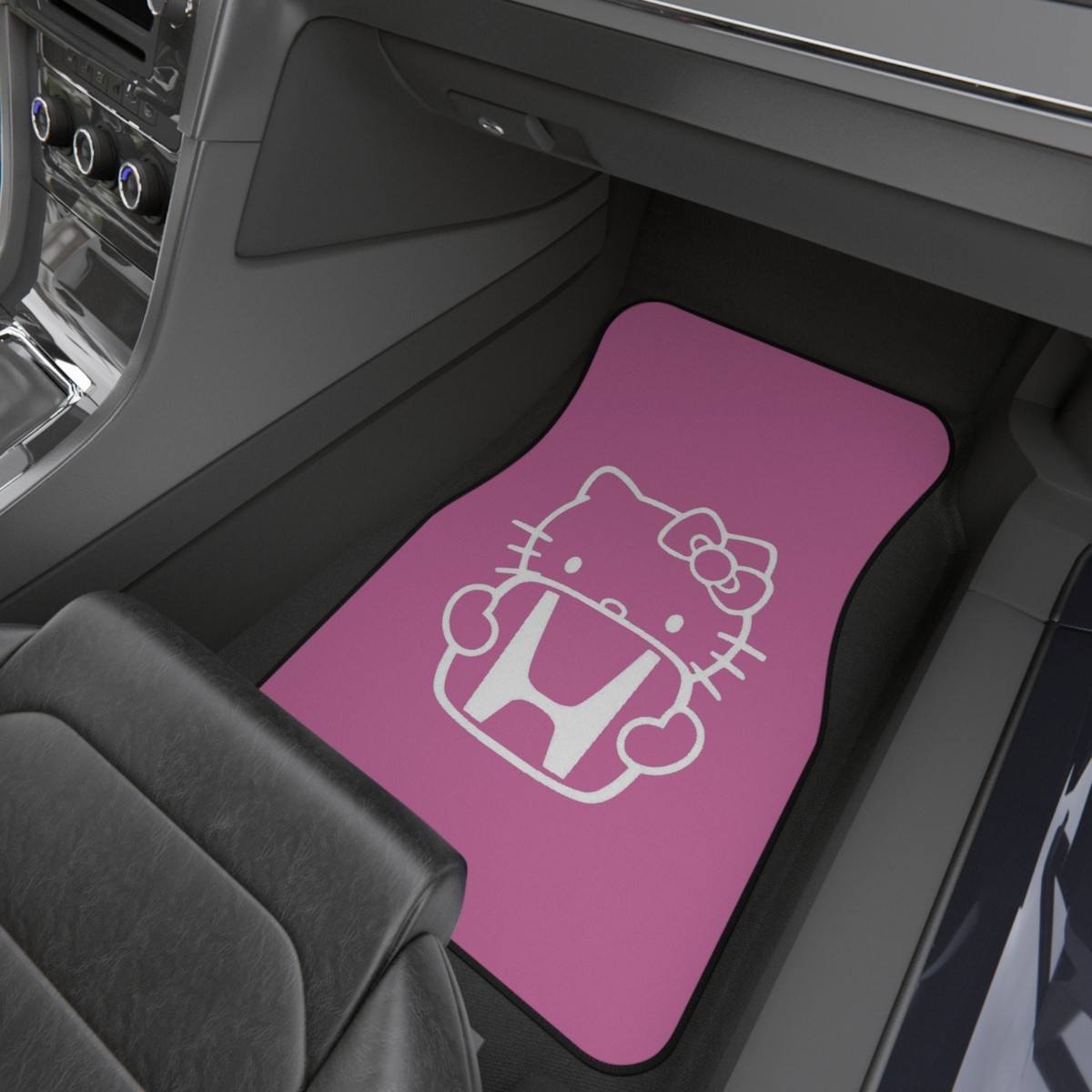 JDM Hello Kitty Honda Car Mats (Set of 2), Universal Floor Mats