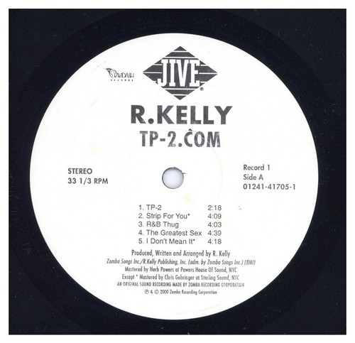 R. Kelly - TP-2.com '00 2xLP US ORG!EX+/EX- W/S - Picture 5 of 5