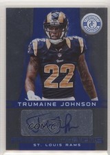 2012 Totally Certified Platinum Blue 2/99 Trumaine Johnson #184 Auto 0c2