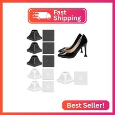 SooGree High Heel Cap Protectors  Heel Caps for High Heels 6 Pairs Square-Shap