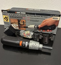 Vintage BLACK & DECKER CORDLESS SCREWDRIVER P...