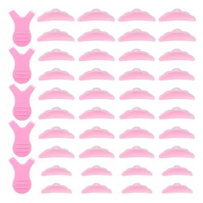 VIN BEAUTY 45 Stück Wimpernlifting Stangen, Silikon Wimpernlifting Pads Wimpernschutz für Dauerwelle Locken für