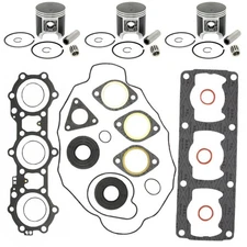 Polaris Indy XCR 600 SPI Pistons Full Gasket Kit Crank Seals Std 65mm 1995 1996