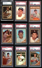 1962 Topps Baseball Complete Set - Premier 7.5 - NM+ 5807104