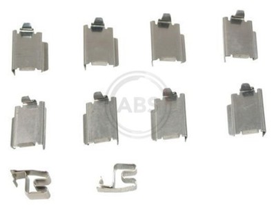 Zubehörsatz Scheibenbremsbelag A.B.S. 1246Q für CHRYSLER DODGE OPEL COMBO CORSA