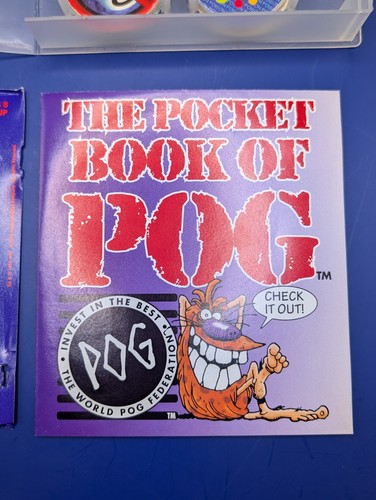 Vintage POG Federation Micro Tournament Game Pack with a bunch of pogs 2 Slammer - Picture 4 of 15
