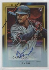 2020 Topps Fire Fire Auto Gold 7/10 Domingo Leyba #FA-DL Auto 0q1p