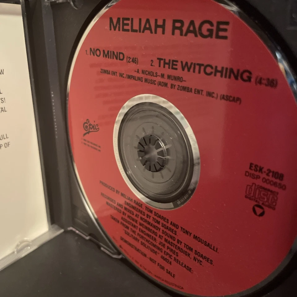 Meliah Rage - 2 Song Sampler ULTRA RARE promo radio only CD '90 - Image 4 of 4