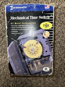 Intermatic T101D89 24 Hour Mechanical Timer Wall Switch