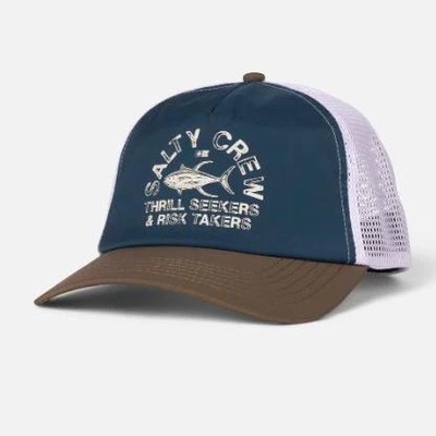 Cap Salty Crew Stamped Truck Blau