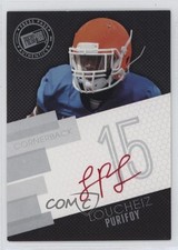 2014 Press Pass Signings Silver Red Ink Loucheiz Purifoy #PPS-LP Auto 13zo